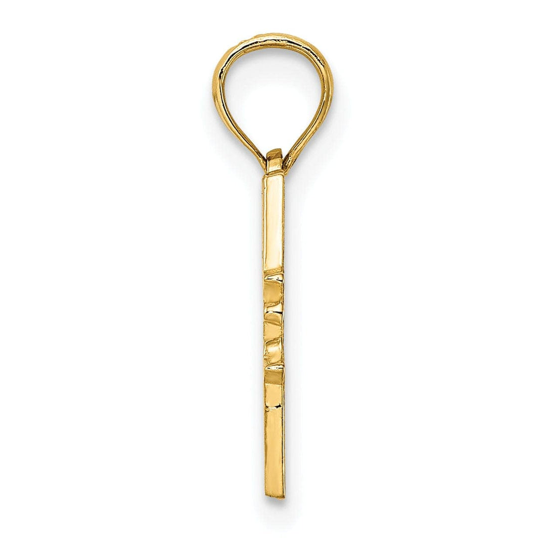 Lovely Rita's Pendants & Charms 14K Yellow Gold Polished Textured Finish The Dr. HENRY HUNT HOUSE- CAPE MAY, NJ Charm Pendant