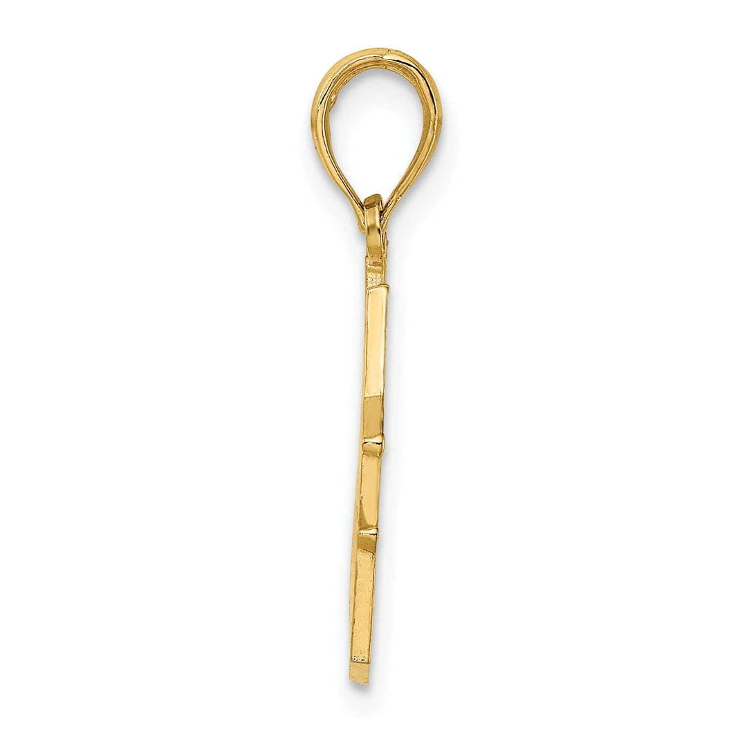 Lovely Rita's Pendants & Charms 14K Yellow Gold Polished Textured Finish The VICTORIAN HOUSE- CAPE MAY, NJ Charm Pendant