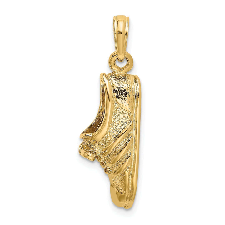 Lovely Rita's Pendants & Charms 14K Yellow Gold Polished Track Shoe Charm Pendant