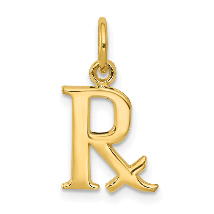 Lovely Rita's Pendants & Charms 14k Yellow Gold Prescription Symbol RX Pendant