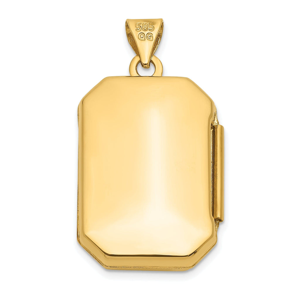 Lovely Rita's Pendants & Charms 14k Yellow Gold Rectangle Locket Pendant