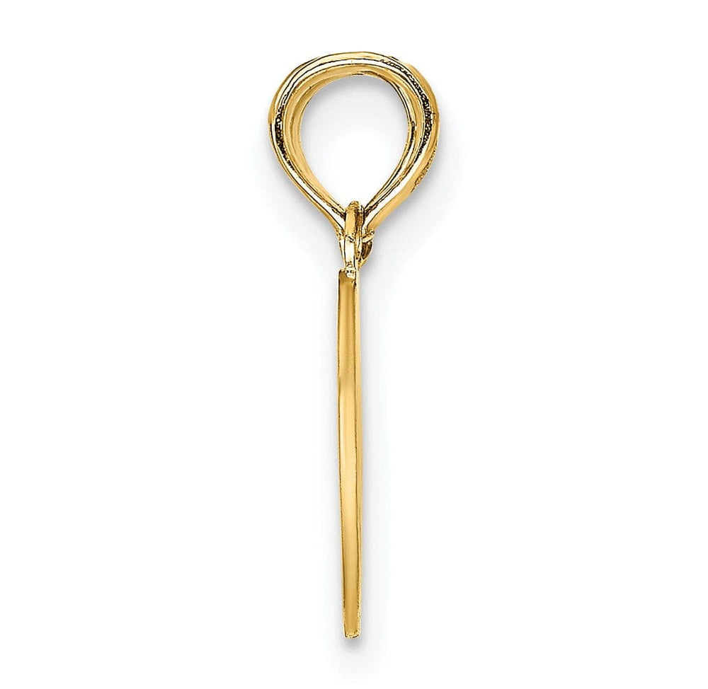 Lovely Rita's Pendants & Charms 14K Yellow Gold Reversible Break Apart Mizpah Heart Shape Pendant