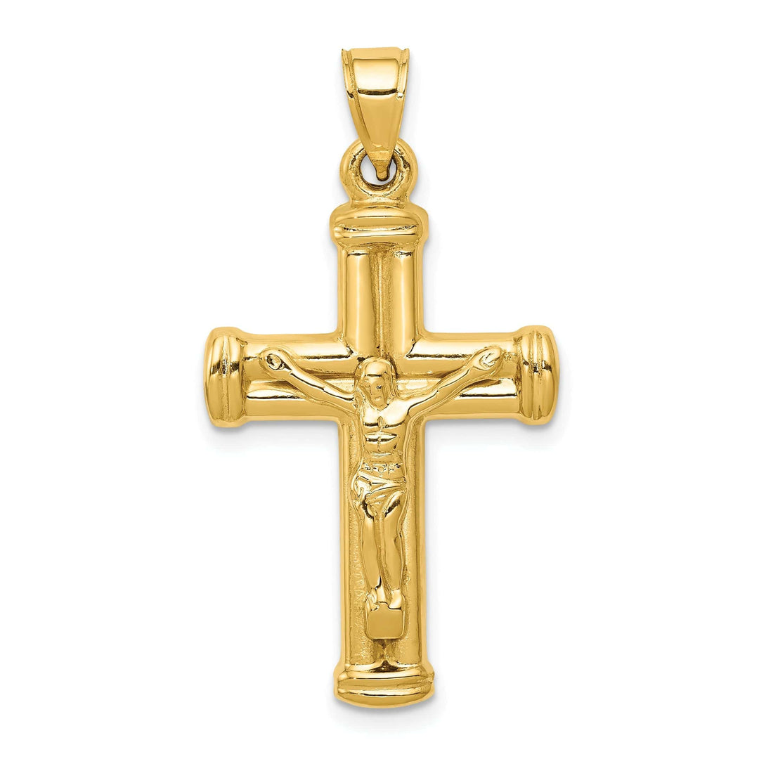 Lovely Rita's Pendants & Charms 14k Yellow Gold Reversible Crucifix Cross Pendant