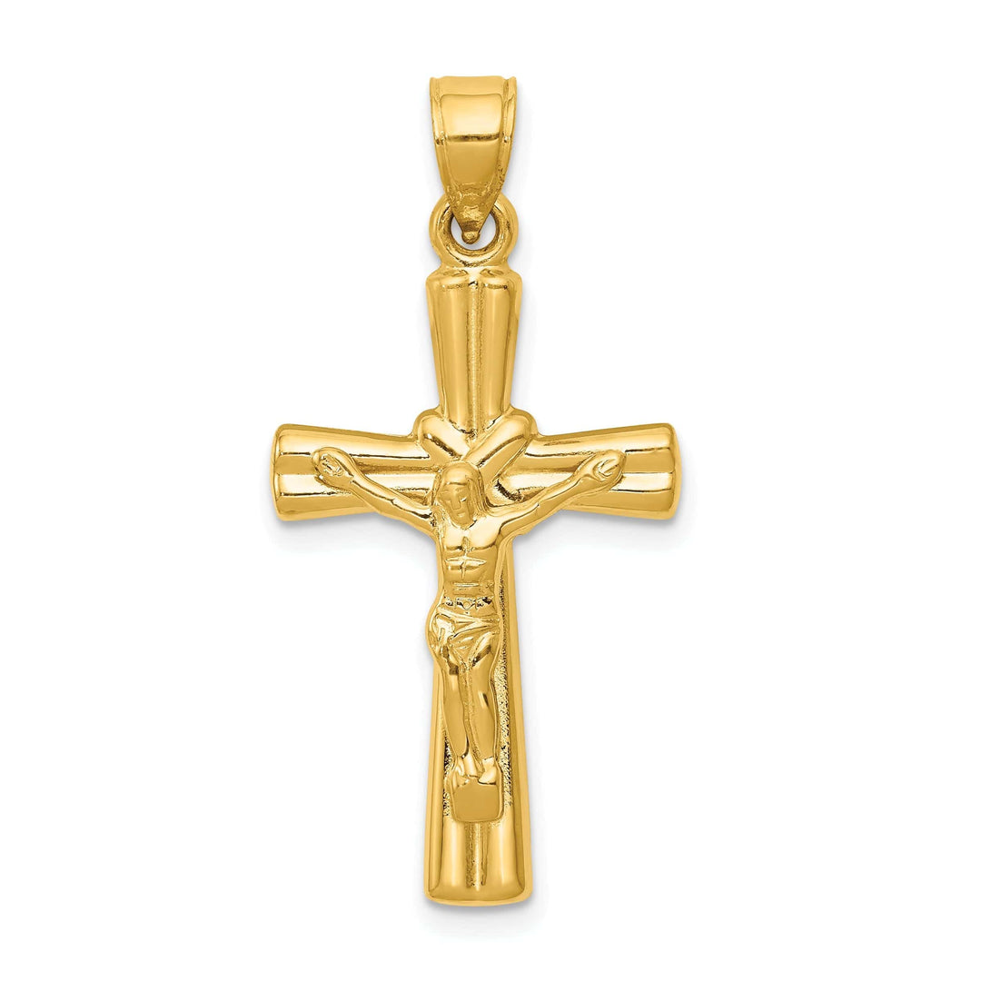 Lovely Rita's Pendants & Charms 14k Yellow Gold Reversible Crucifix Cross Pendant
