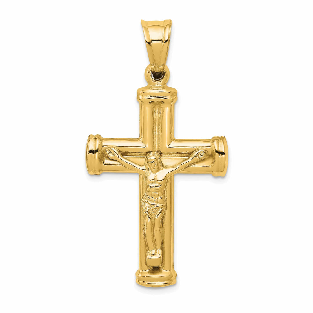 Lovely Rita's Pendants & Charms 14k Yellow Gold Reversible Crucifix Cross Pendant