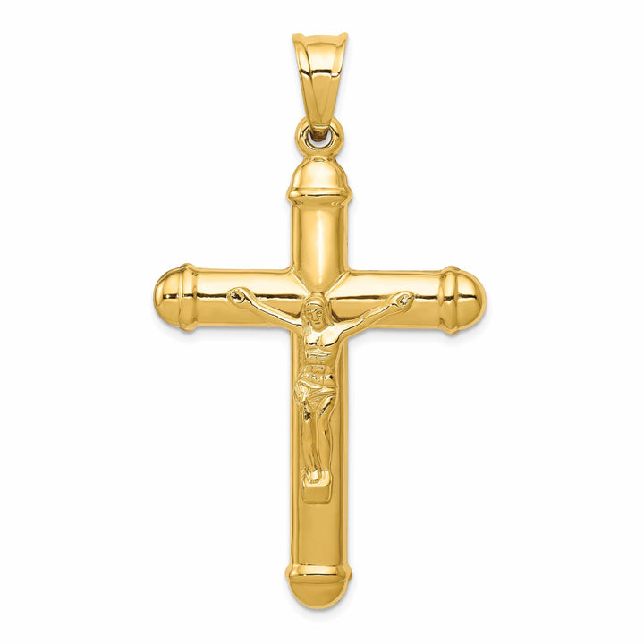 Lovely Rita's Pendants & Charms 14k Yellow Gold Reversible Crucifix Cross Pendant