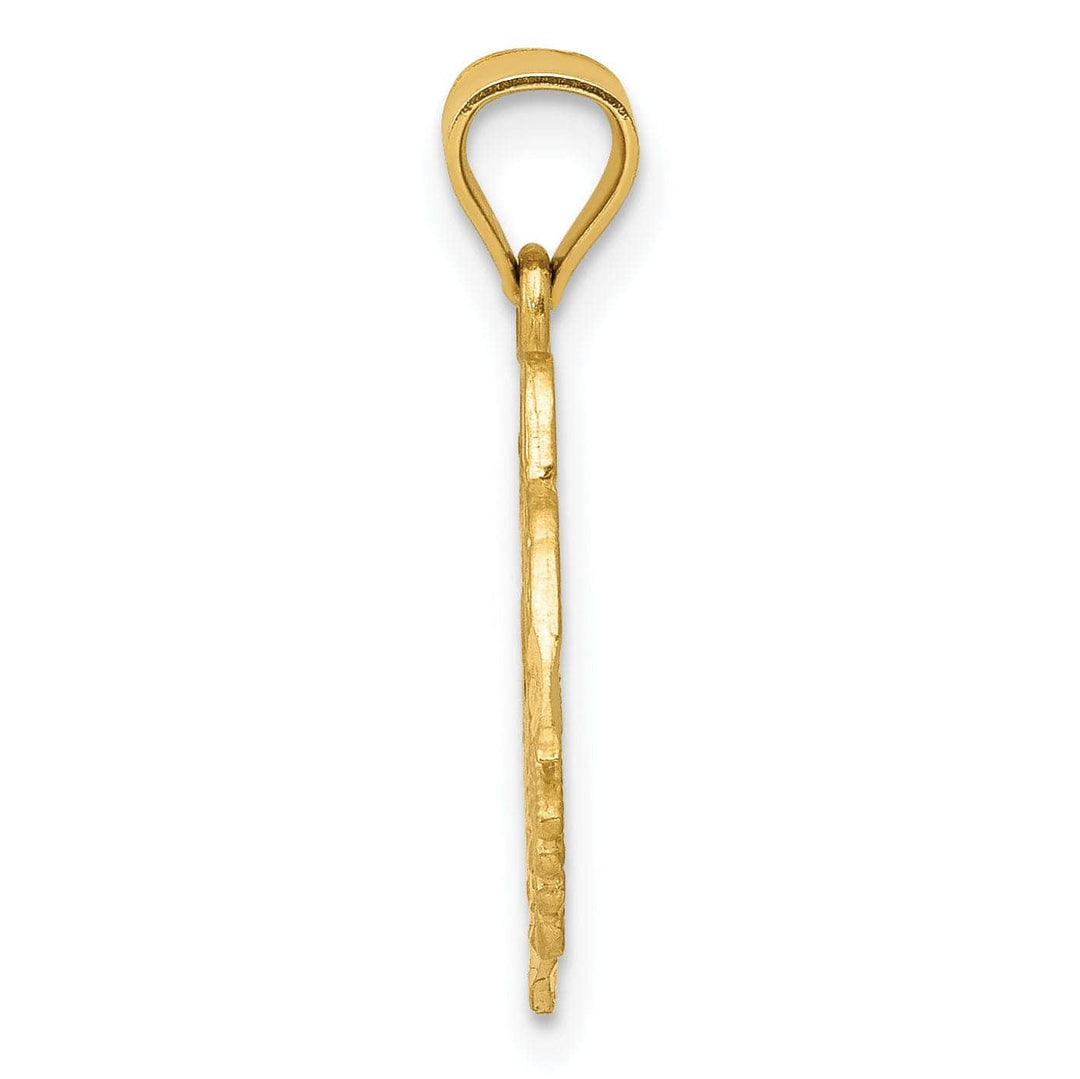 Lovely Rita's Pendants & Charms 14k Yellow Gold Reversible Two Love Birds with Heart Pendant