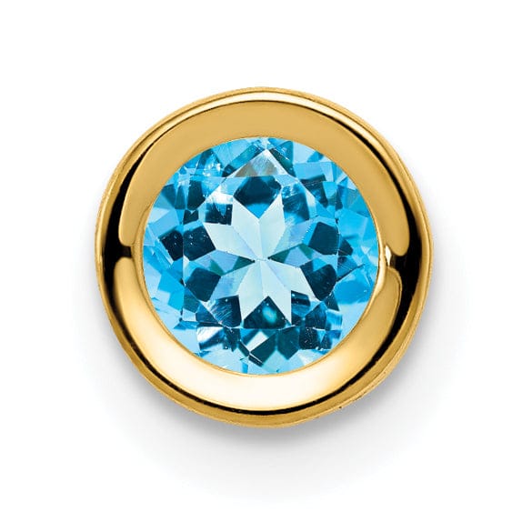 Lovely Rita's Pendants & Charms 14k Yellow Gold Round Bezel Pendant