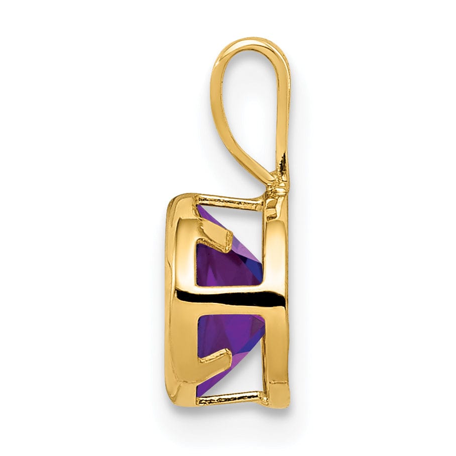 Lovely Rita's Pendants & Charms 14k Yellow Gold Round Bezel Pendant