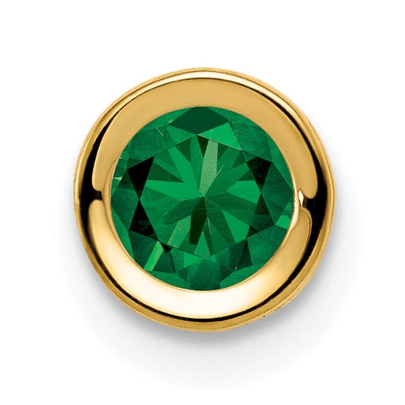 Lovely Rita's Pendants & Charms 14k Yellow Gold Round Bezel Pendant