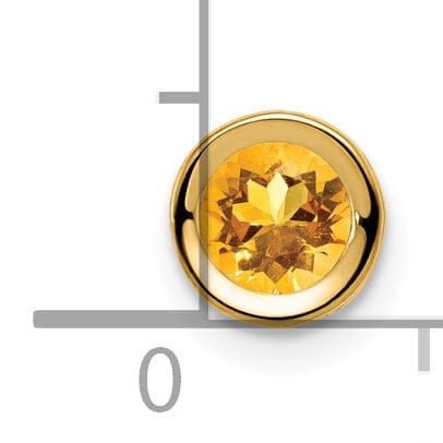 Lovely Rita's Pendants & Charms 14k Yellow Gold Round Bezel Pendant