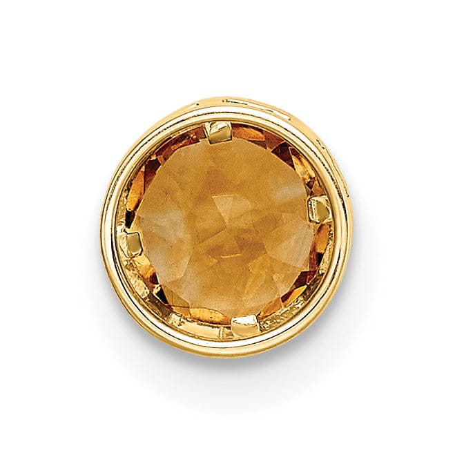 Lovely Rita's Pendants & Charms 14k Yellow Gold Round Bezel Pendant