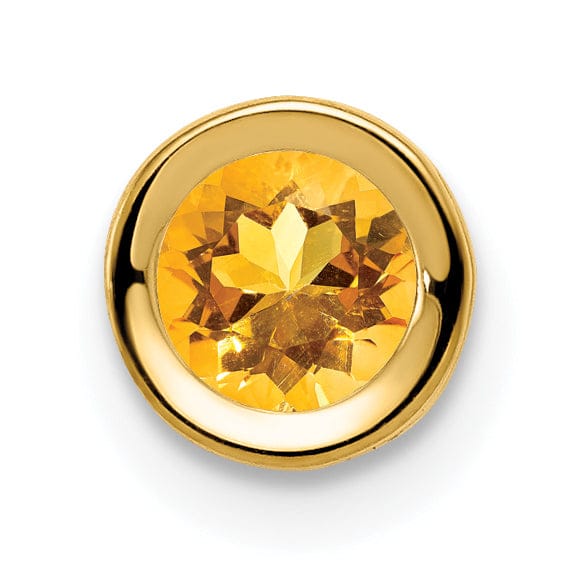 Lovely Rita's Pendants & Charms 14k Yellow Gold Round Bezel Pendant