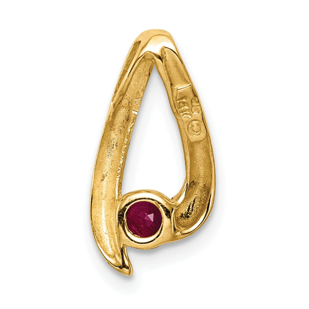 Lovely Rita's Pendants & Charms 14k Yellow Gold Ruby Pendant