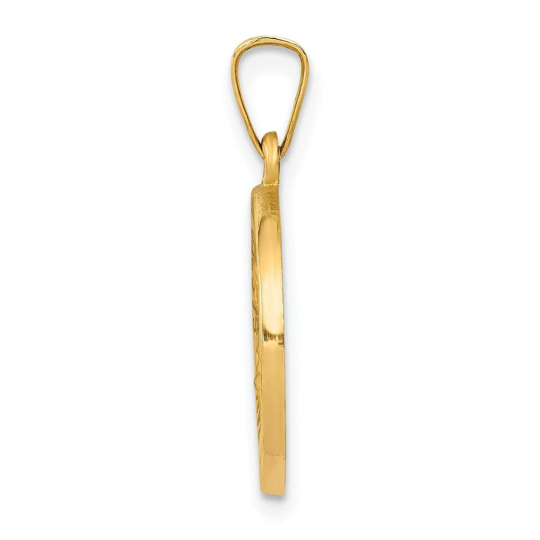 Lovely Rita's Pendants & Charms 14k Yellow Gold Sacred Heart of Jesus Pendant