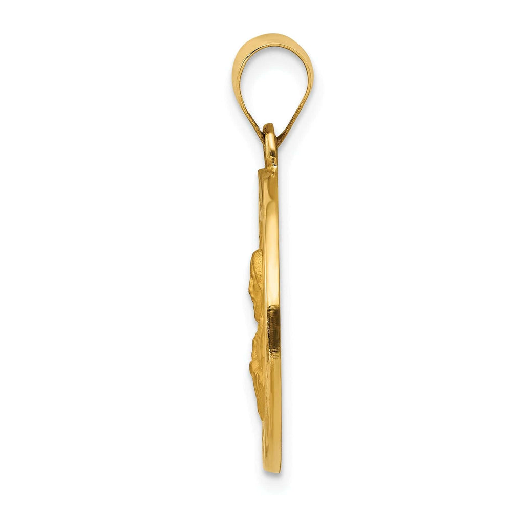 Lovely Rita's Pendants & Charms 14k Yellow Gold Sacred Heart of Jesus Pendant