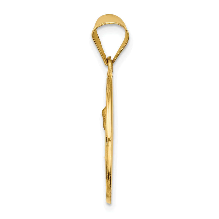 Lovely Rita's Pendants & Charms 14k Yellow Gold Sacred Heart of Mary Medal