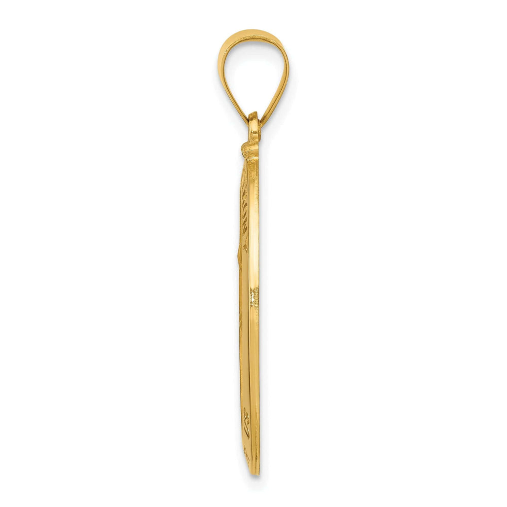 Lovely Rita's Pendants & Charms 14k Yellow Gold Saint Anthony Medal Pendant