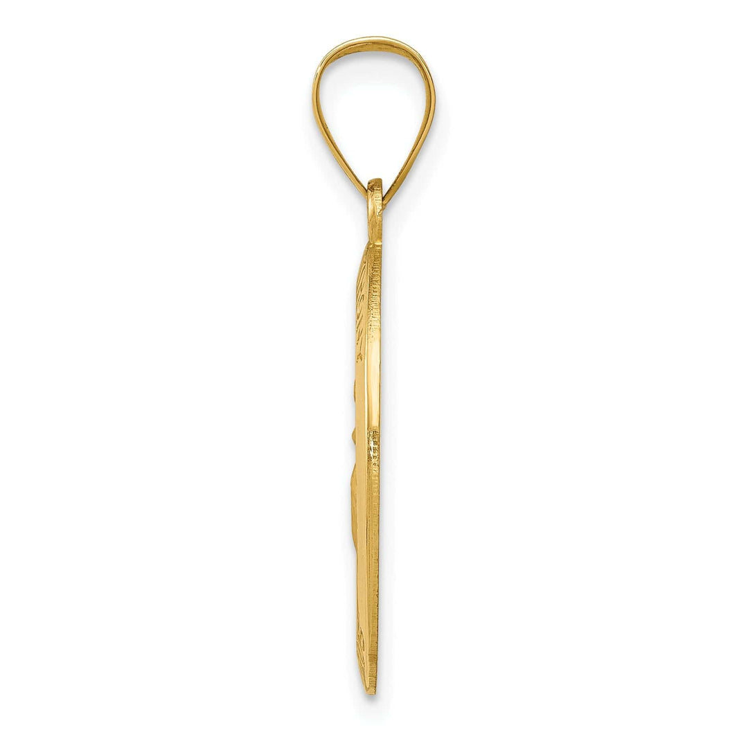 Lovely Rita's Pendants & Charms 14k Yellow Gold Saint Anthony Medal Pendant