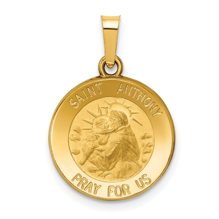 Lovely Rita's Pendants & Charms 14k Yellow Gold Saint Anthony Medal Pendant