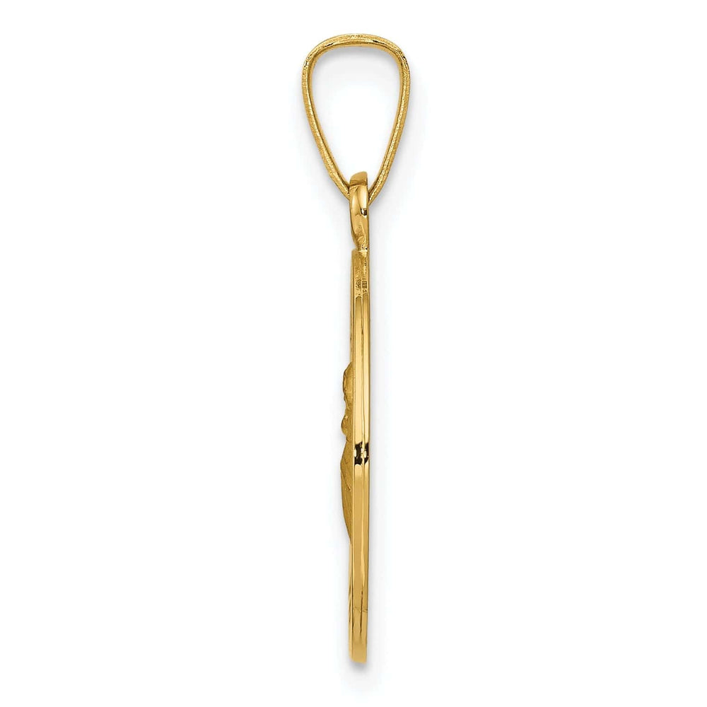 Lovely Rita's Pendants & Charms 14k Yellow Gold Saint Anthony Medal Pendant