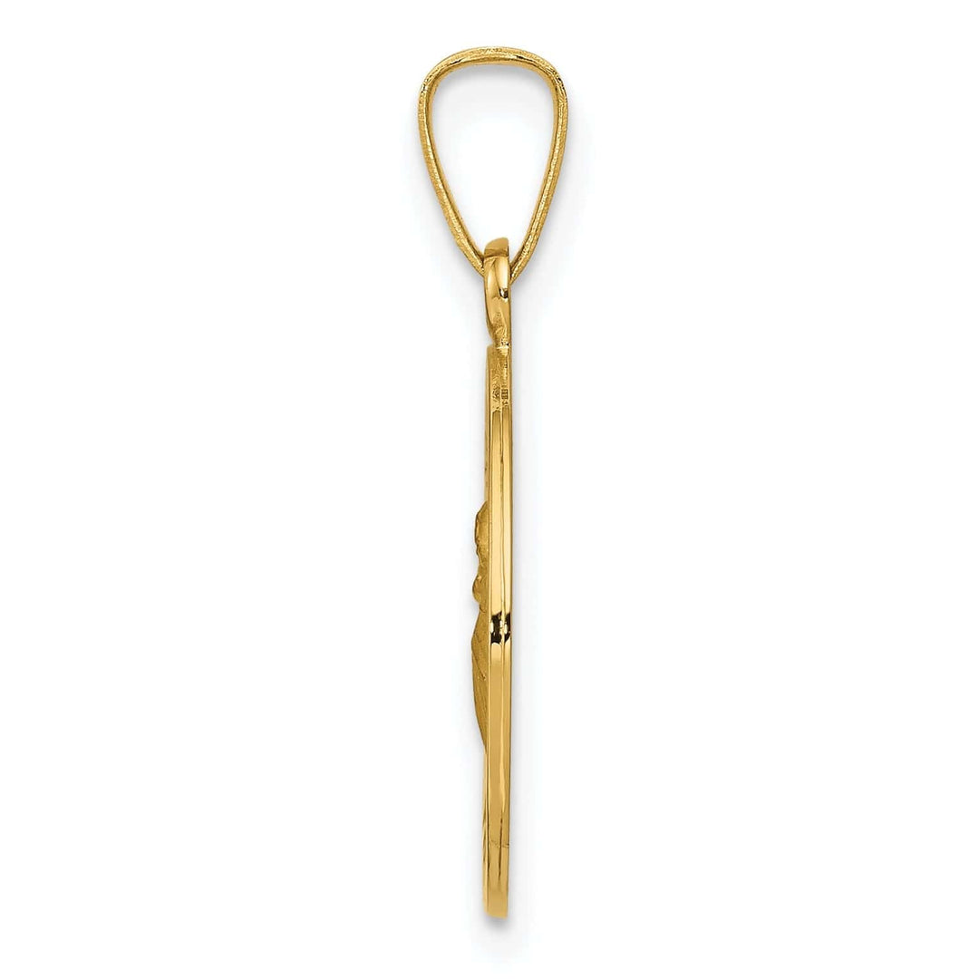 Lovely Rita's Pendants & Charms 14k Yellow Gold Saint Anthony Medal Pendant