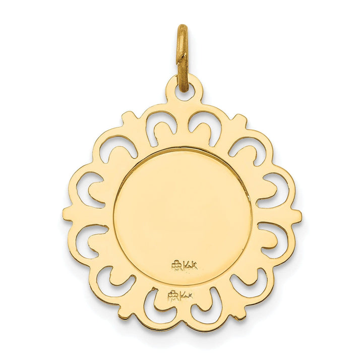 Lovely Rita's Pendants & Charms 14k Yellow Gold Saint Anthony Medal Pendant