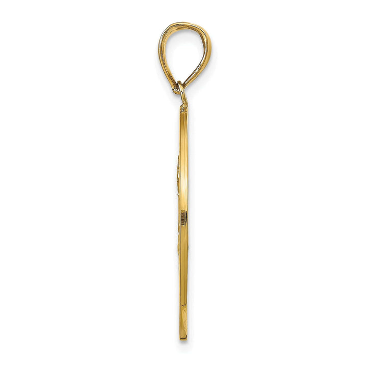 Lovely Rita's Pendants & Charms 14k Yellow Gold Saint Christopher Hollow Medal