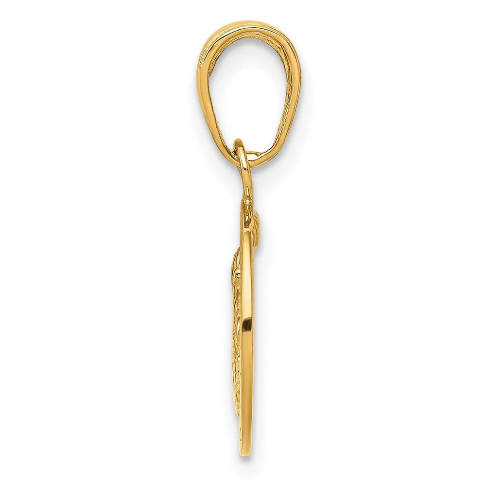 Lovely Rita's Pendants & Charms 14k Yellow Gold Saint Christopher Medal Pendant