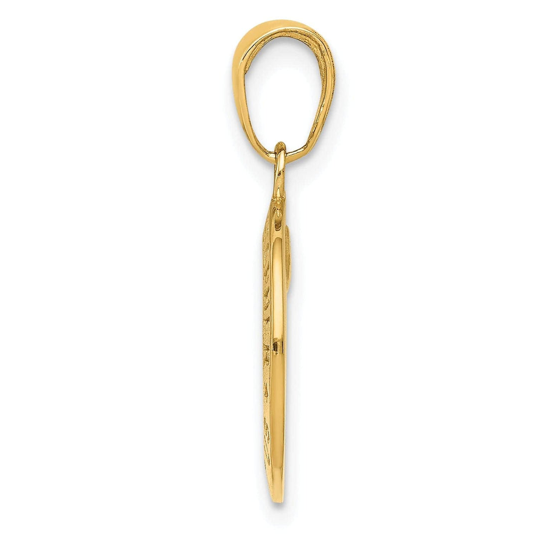 Lovely Rita's Pendants & Charms 14k Yellow Gold Saint Christopher Medal Pendant