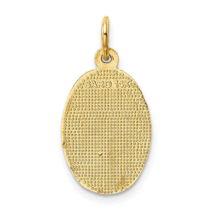 Lovely Rita's Pendants & Charms 14k Yellow Gold Saint Christopher Medal Pendant