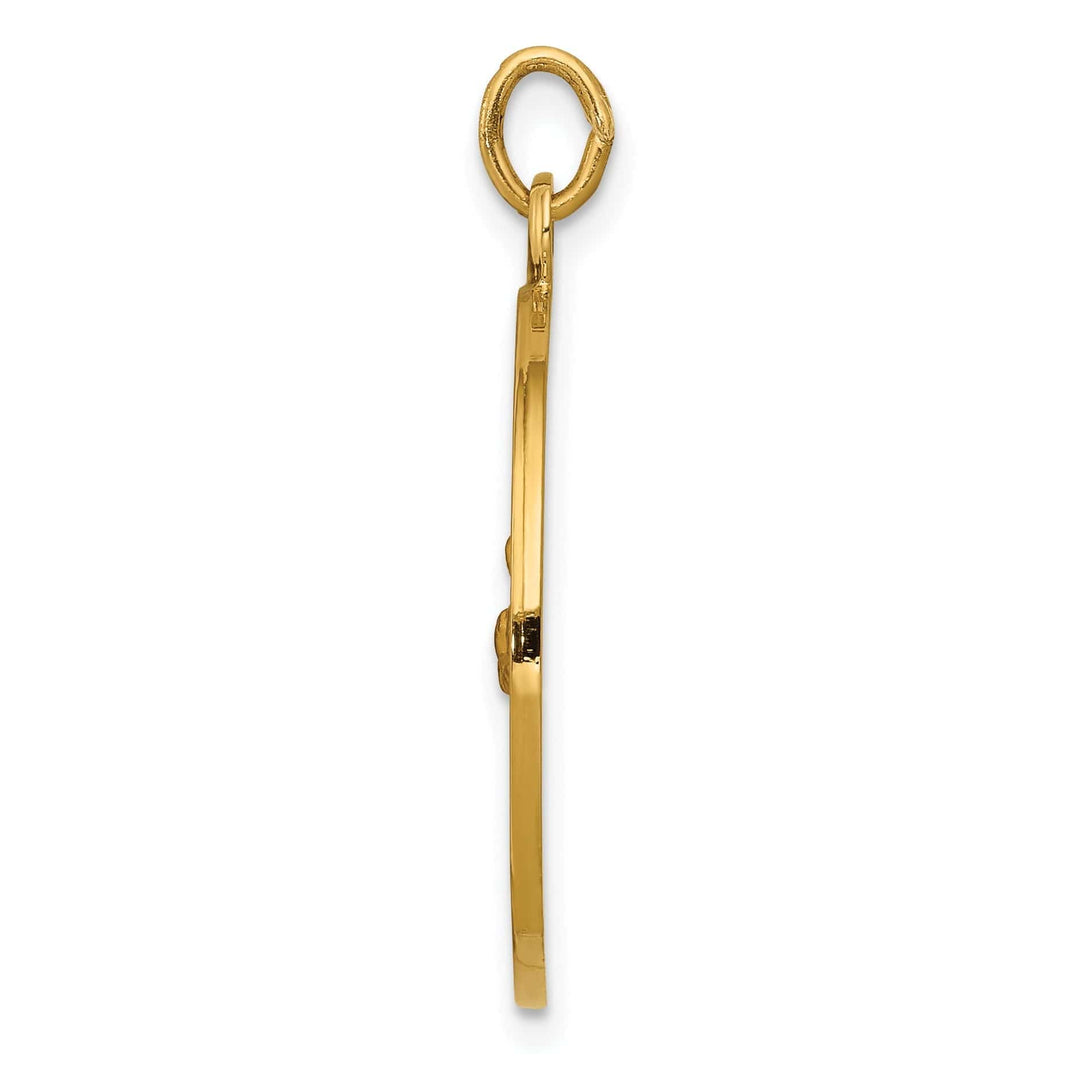 Lovely Rita's Pendants & Charms 14k Yellow Gold Saint Francis Medal Pendant