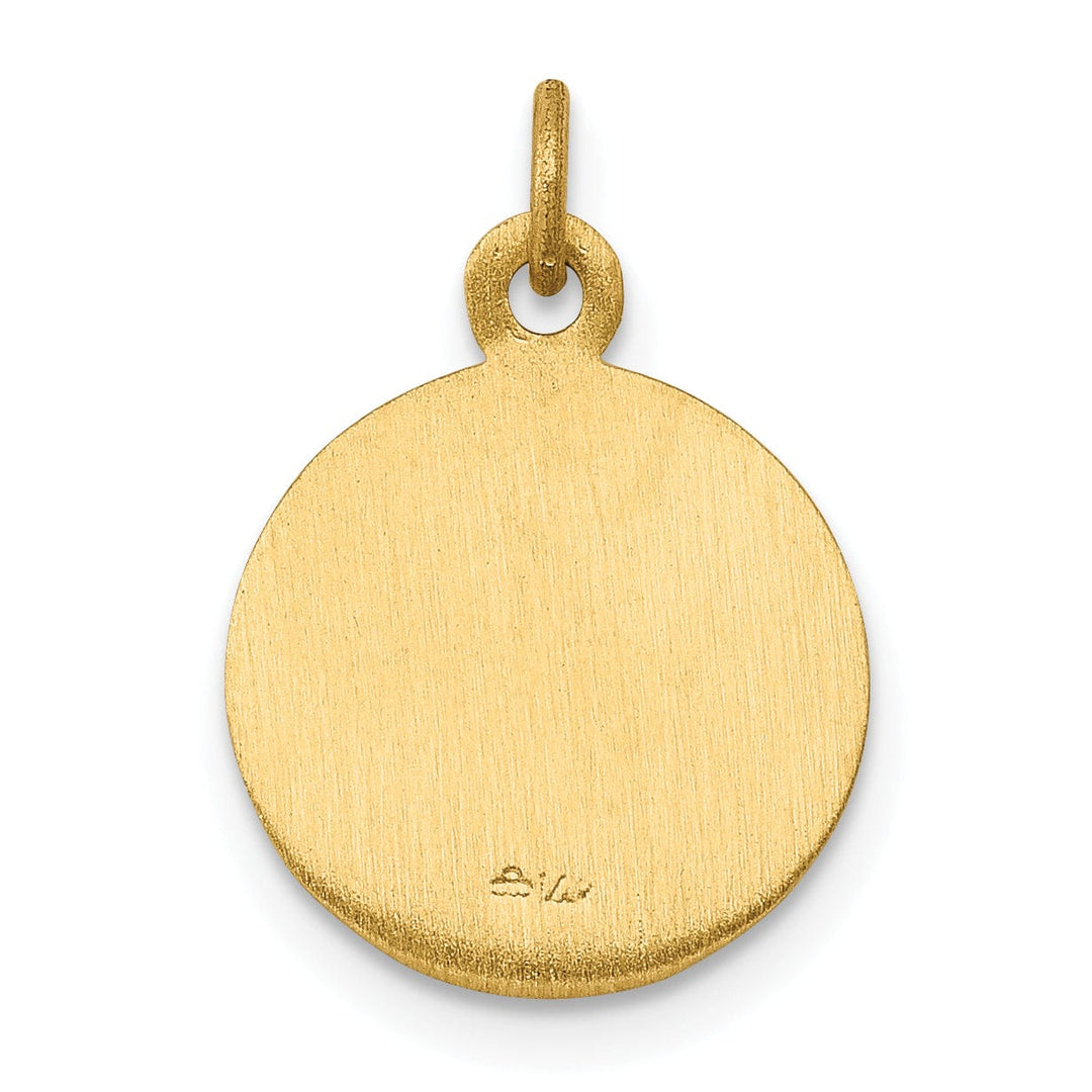 Lovely Rita's Pendants & Charms 14k Yellow Gold Saint George Medal Pendant