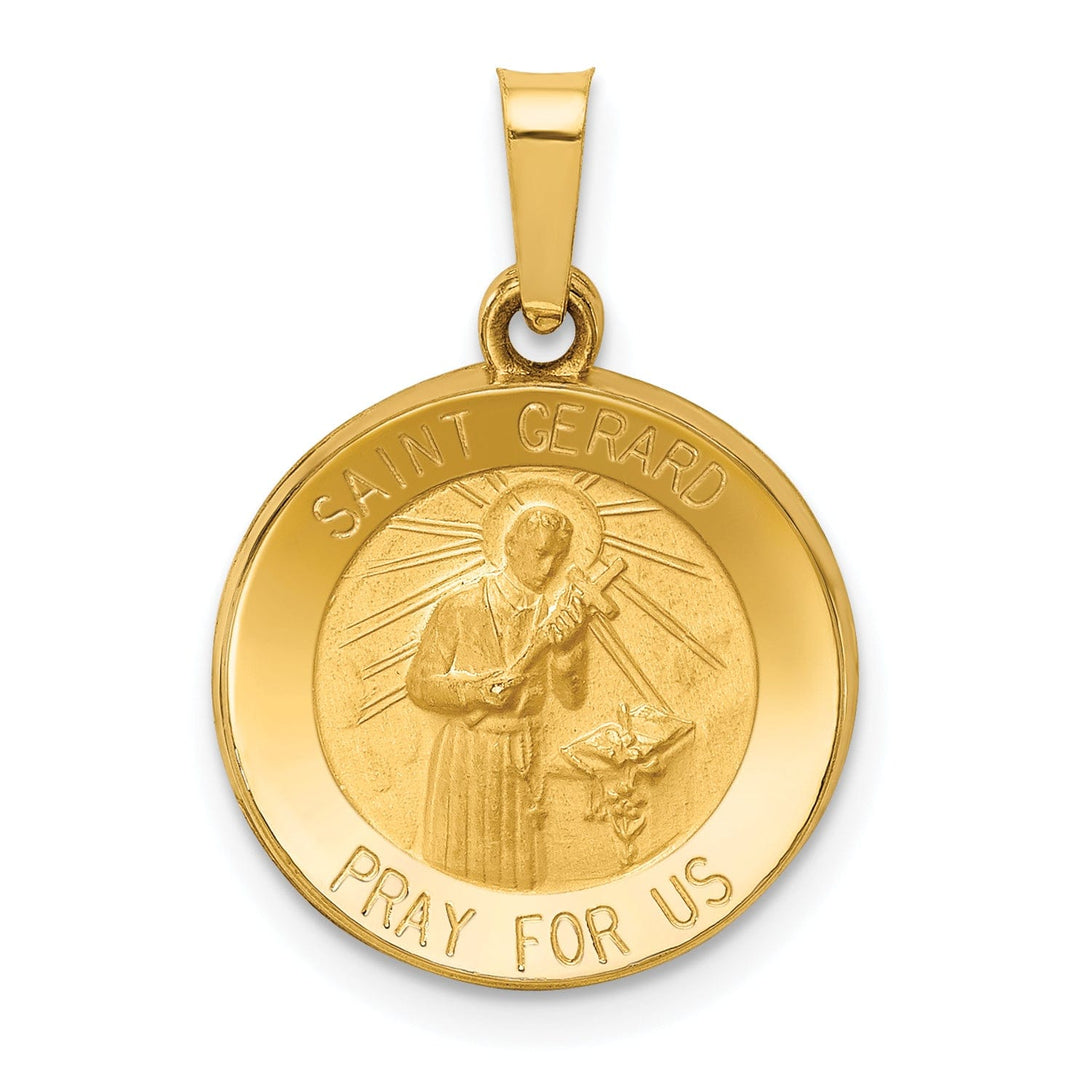 Lovely Rita's Pendants & Charms 14k Yellow Gold Saint Gerard Medal Pendant