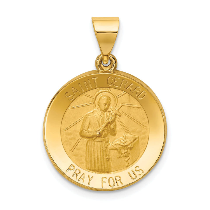 Lovely Rita's Pendants & Charms 14k Yellow Gold Saint Gerard Medal Pendant