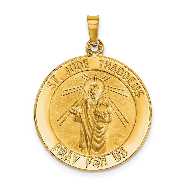 Lovely Rita's Pendants & Charms 14k Yellow Gold Saint Jude Medal Pendant