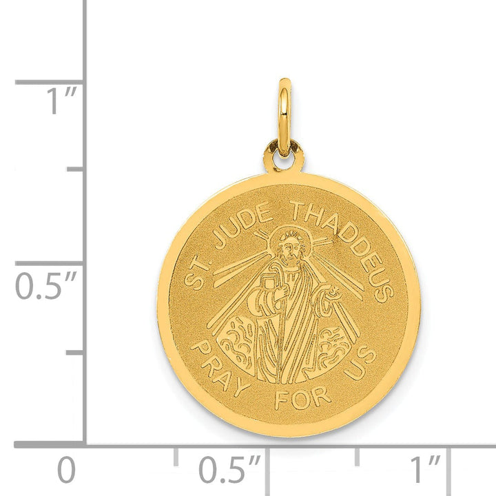 Lovely Rita's Pendants & Charms 14k Yellow Gold Saint Jude Thaddeus Pendant