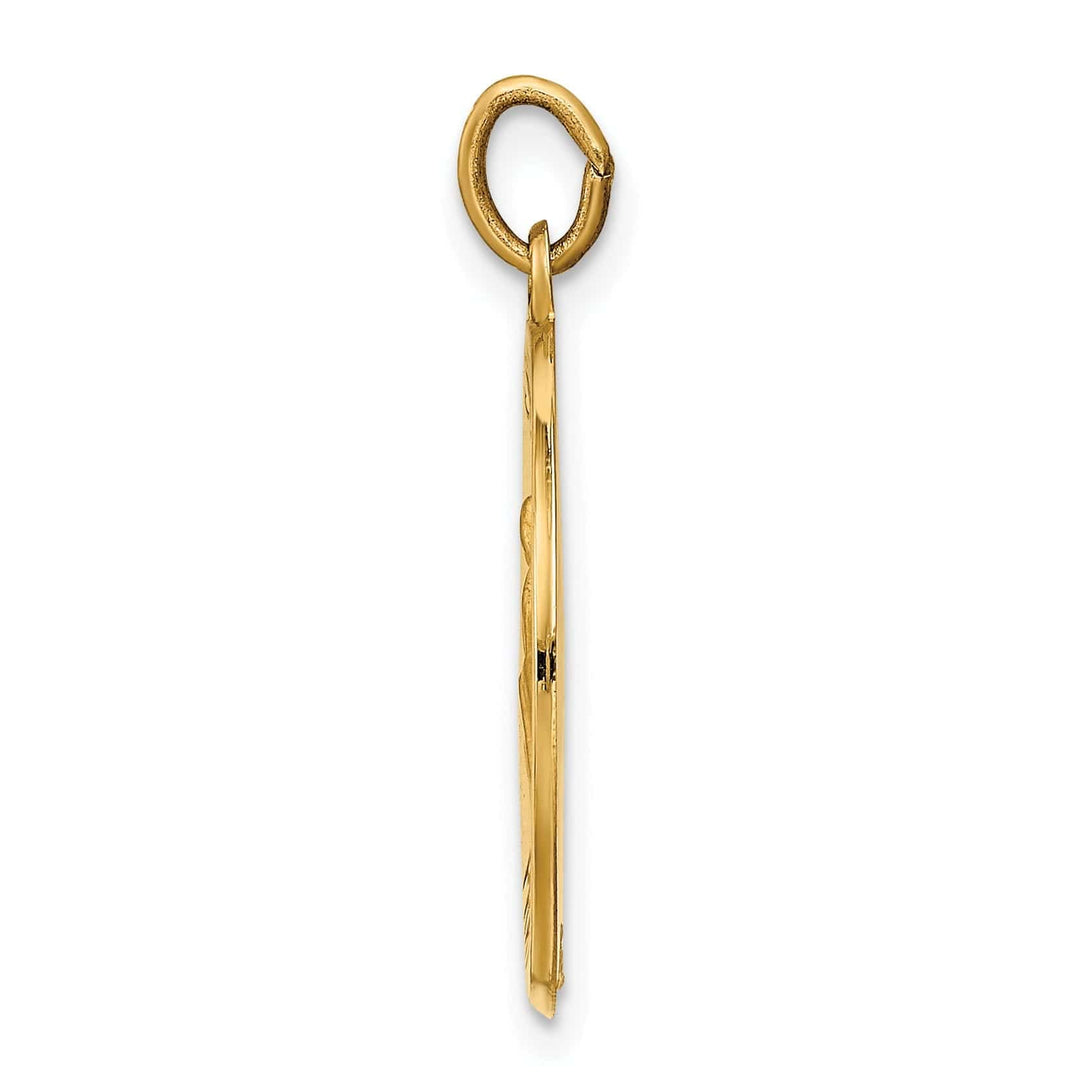 Lovely Rita's Pendants & Charms 14k Yellow Gold Saint Luke Medal Pendant