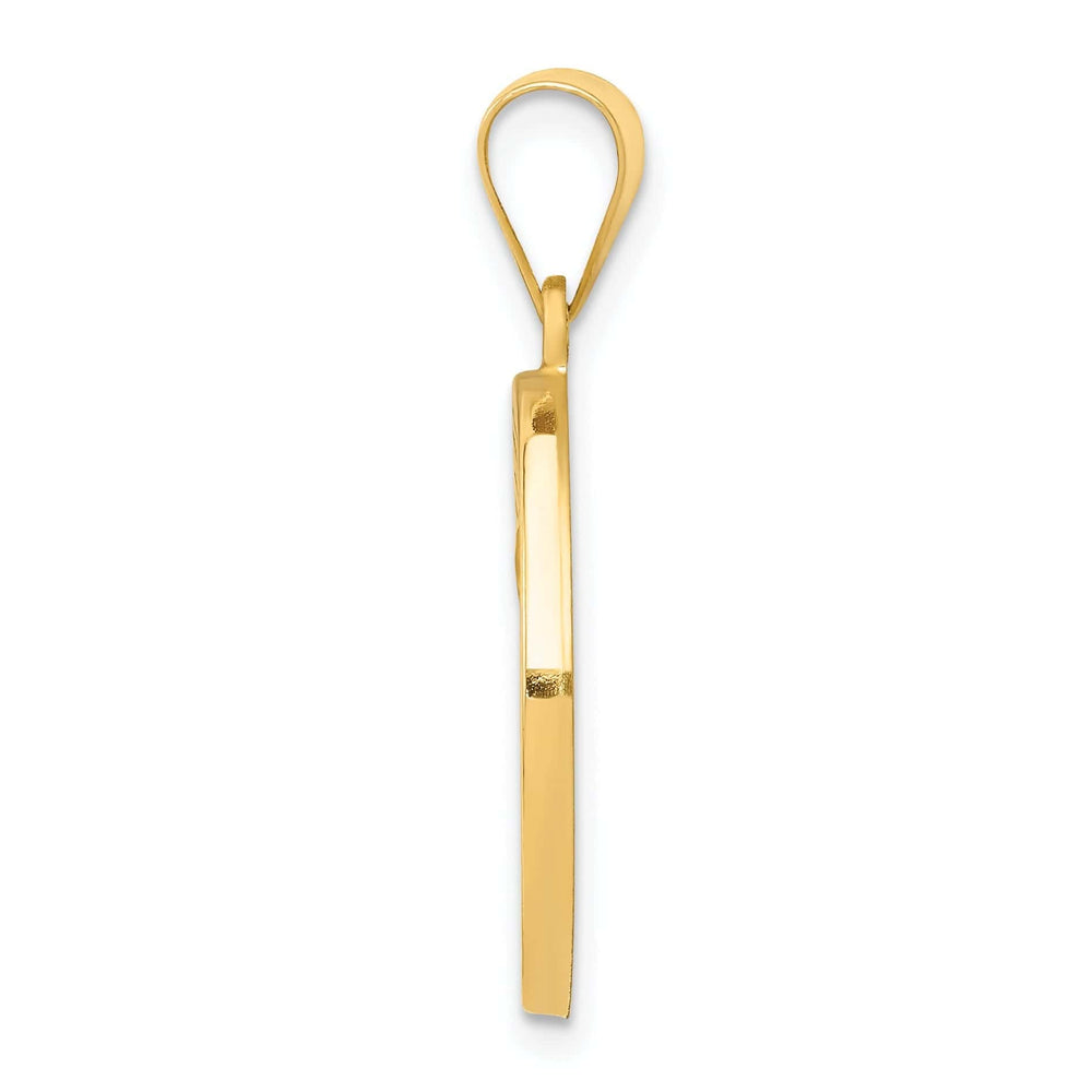 Lovely Rita's Pendants & Charms 14k Yellow Gold Saint Matthew Medal Pendant