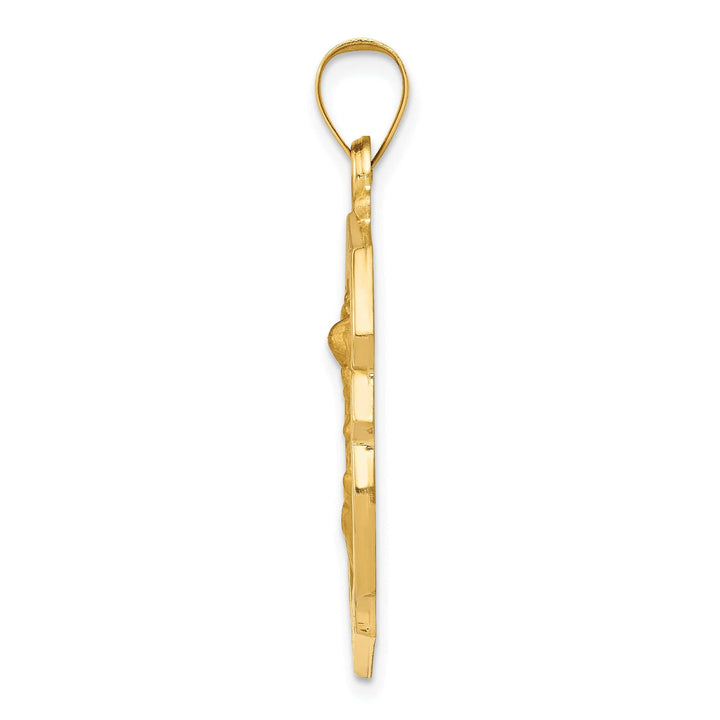 Lovely Rita's Pendants & Charms 14k Yellow Gold Saint Michael Badge Medal