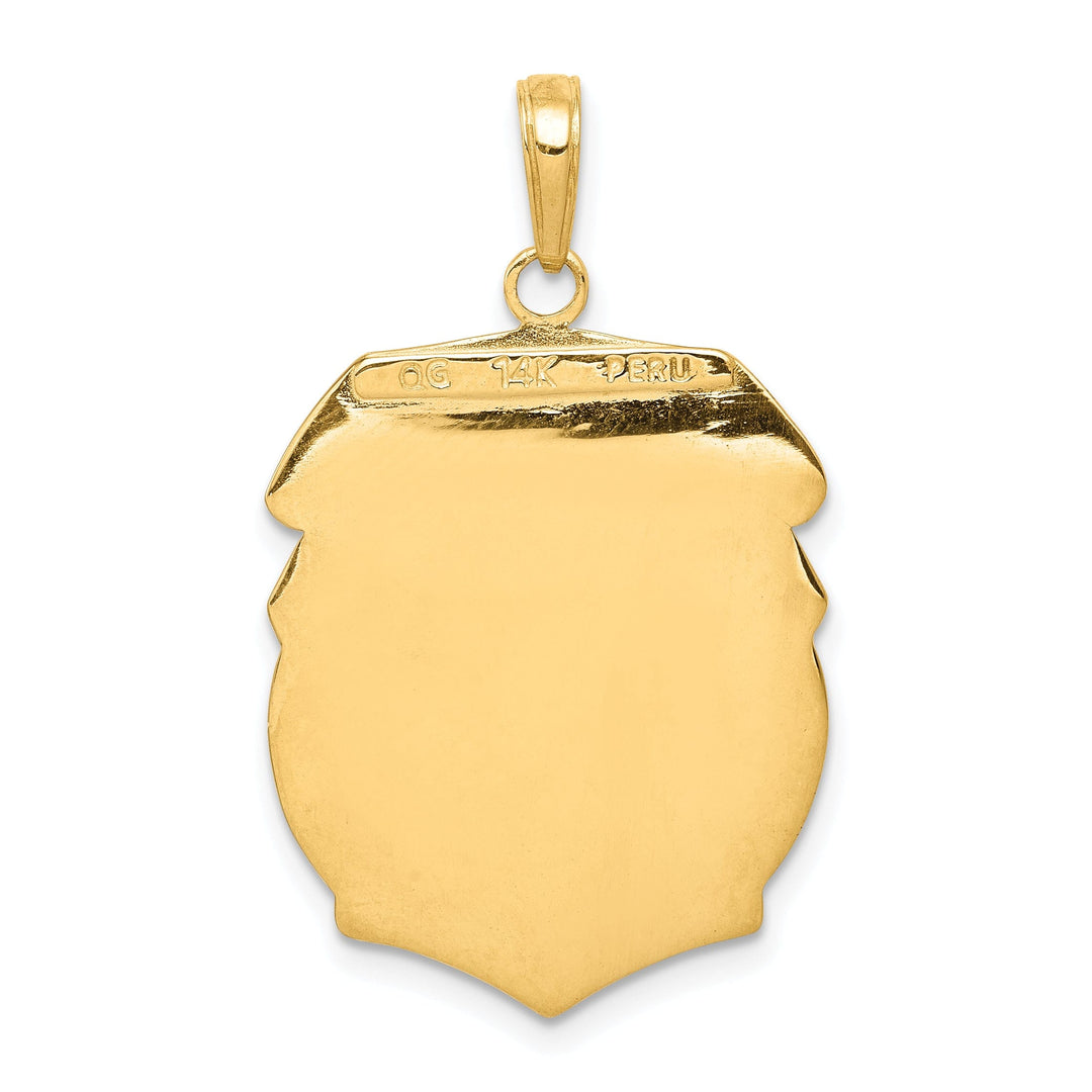 Lovely Rita's Pendants & Charms 14k Yellow Gold Saint Michael Protect Us Medal