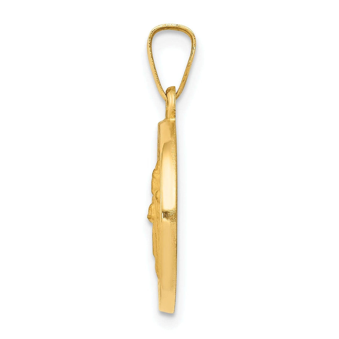 Lovely Rita's Pendants & Charms 14k Yellow Gold Saint Patrick Medal Pendant