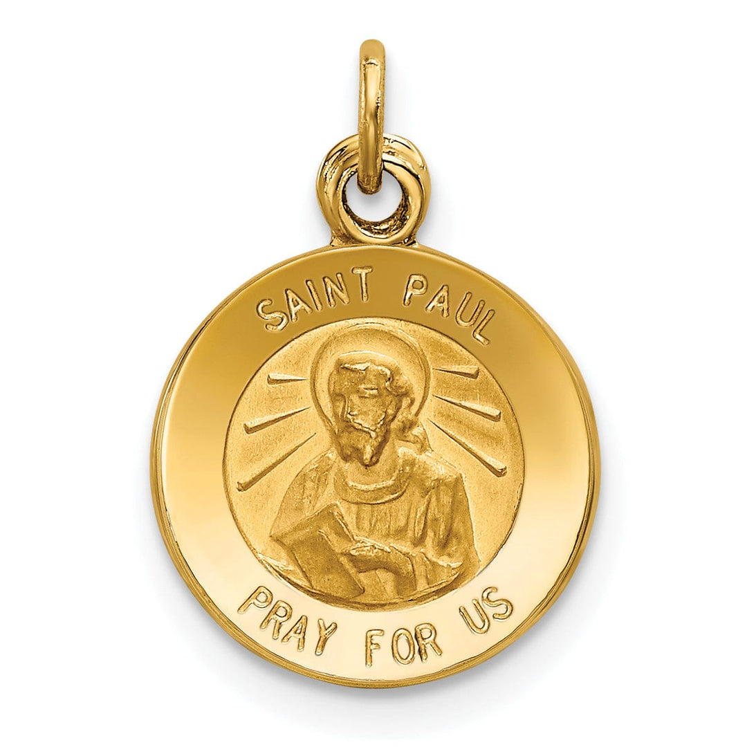 Lovely Rita's Pendants & Charms 14k Yellow Gold Saint Paul Medal Pendant
