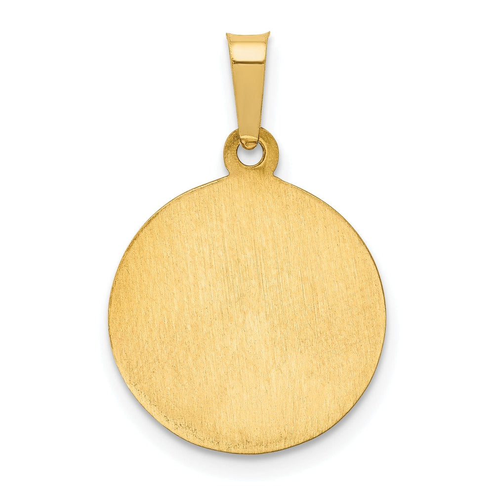 Lovely Rita's Pendants & Charms 14k Yellow Gold Saint Peregrine Medal Pendant