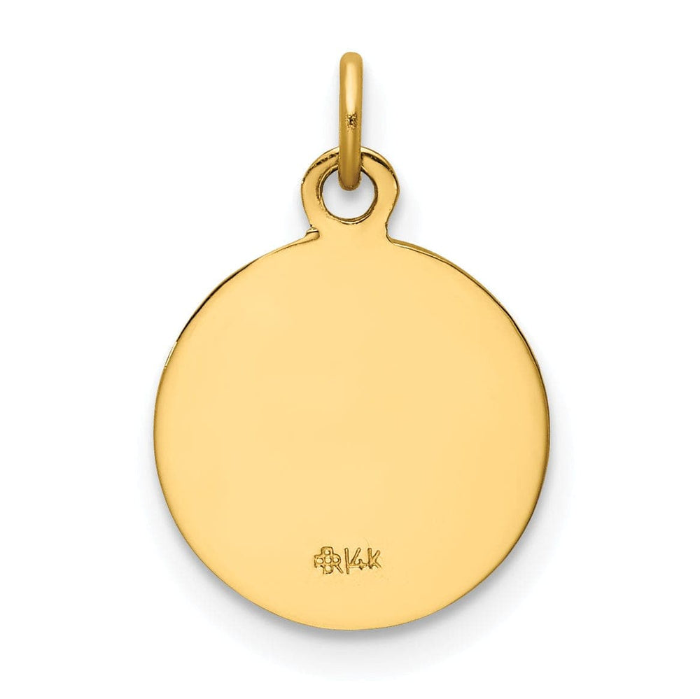 Lovely Rita's Pendants & Charms 14k Yellow Gold Saint Roch Medal Pendant