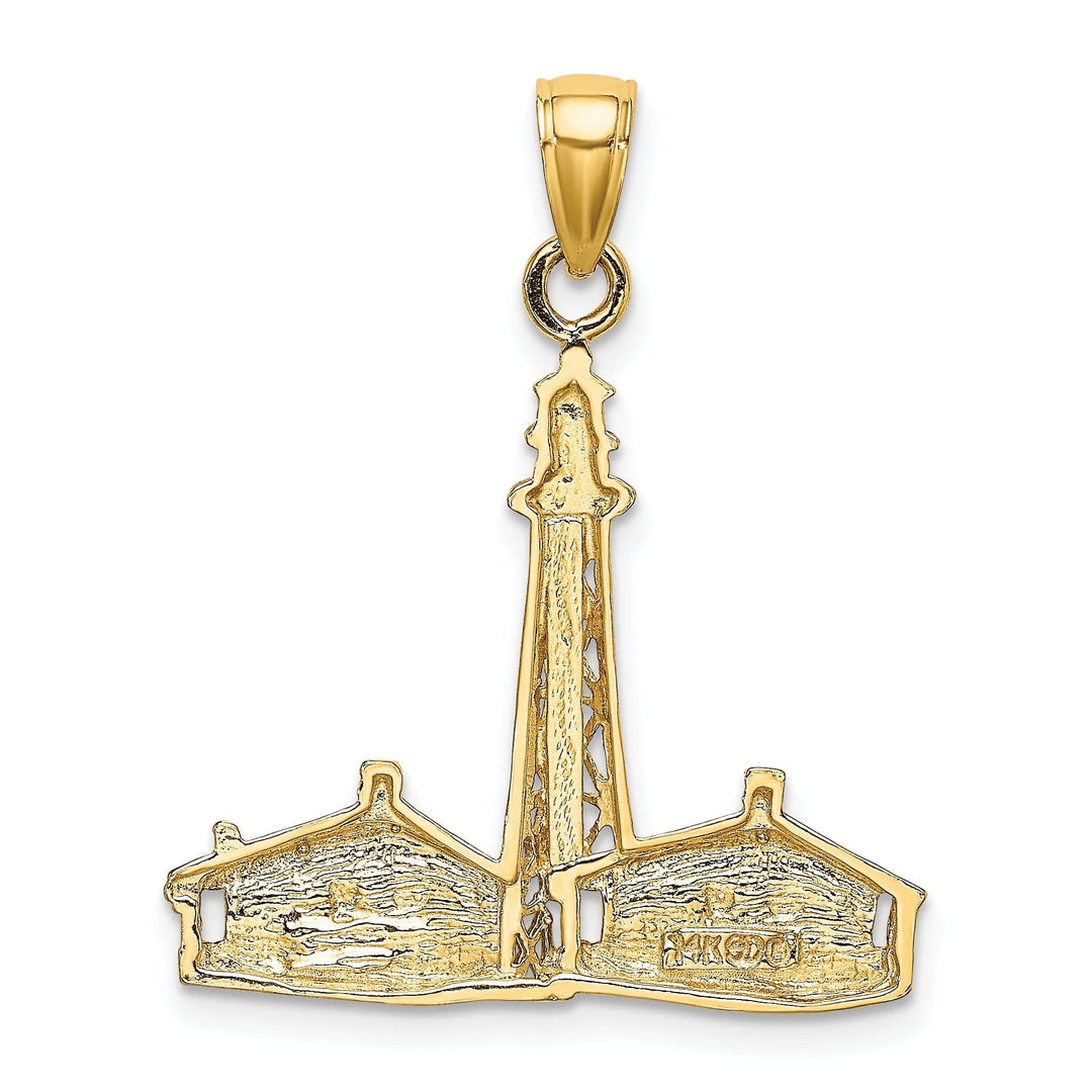 Lovely Rita's Pendants & Charms 14K Yellow Gold SANIBEL ISLAND Lighthouse Pendant