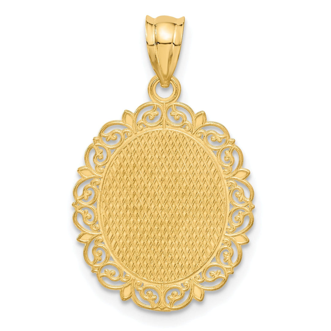 Lovely Rita's Pendants & Charms 14k Yellow Gold Satin Capricorn Zodiac Pendant