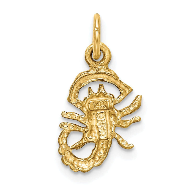 Lovely Rita's Pendants & Charms 14k Yellow Gold Scorpio Zodiac Charm Pendant