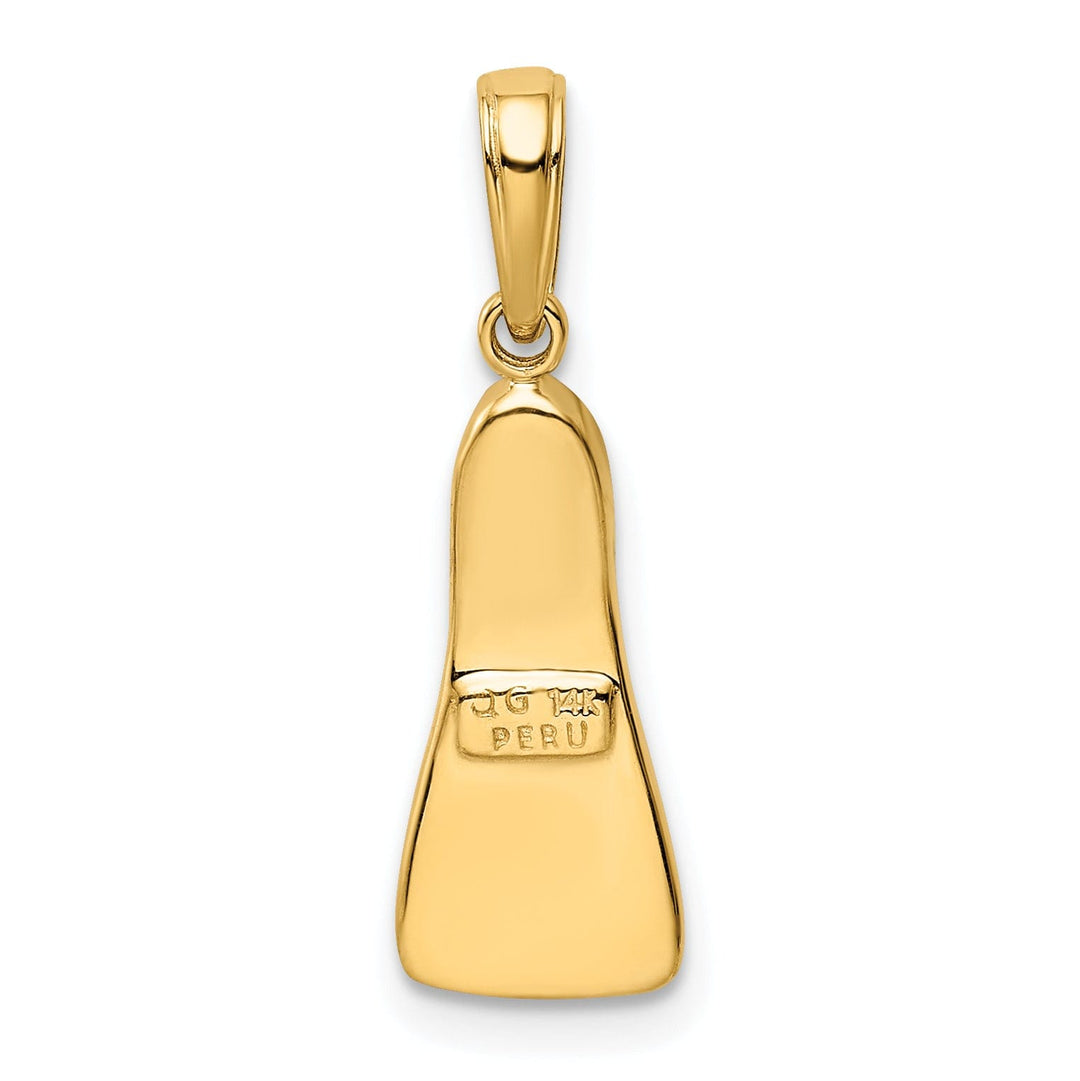 Lovely Rita's Pendants & Charms 14k Yellow Gold Scuba Flipper Pendant