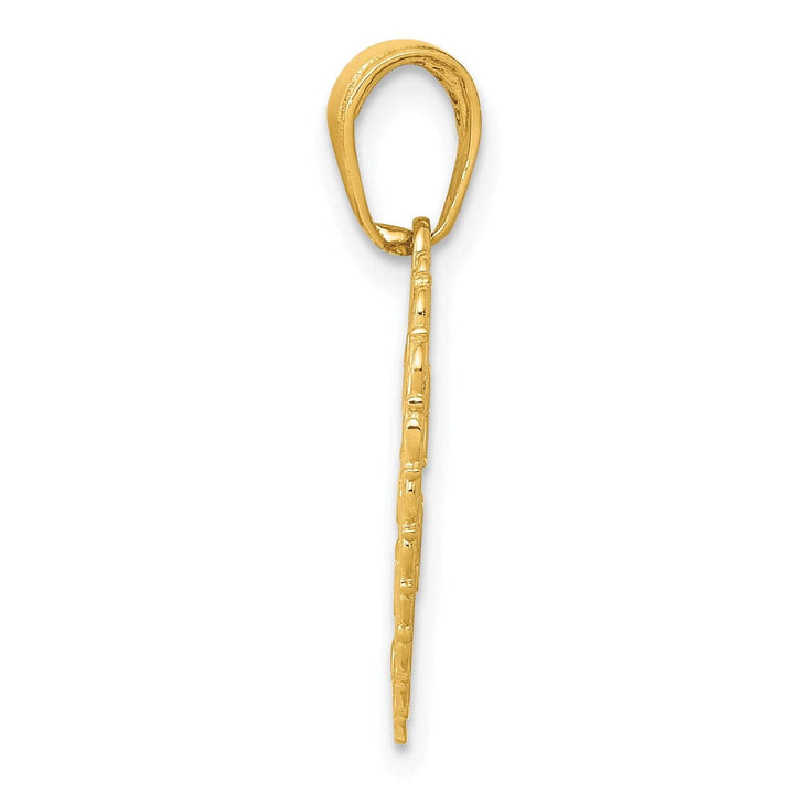 Lovely Rita's Pendants & Charms 14k Yellow Gold Sister Forever Friends Pendant